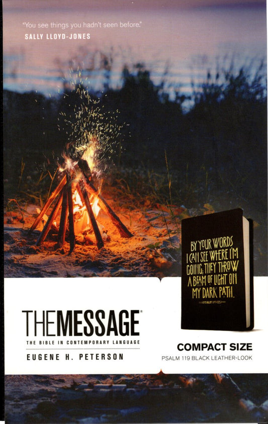NavPress The Message: The Bible in Contemporary Language, Compact Size - Leather-Look