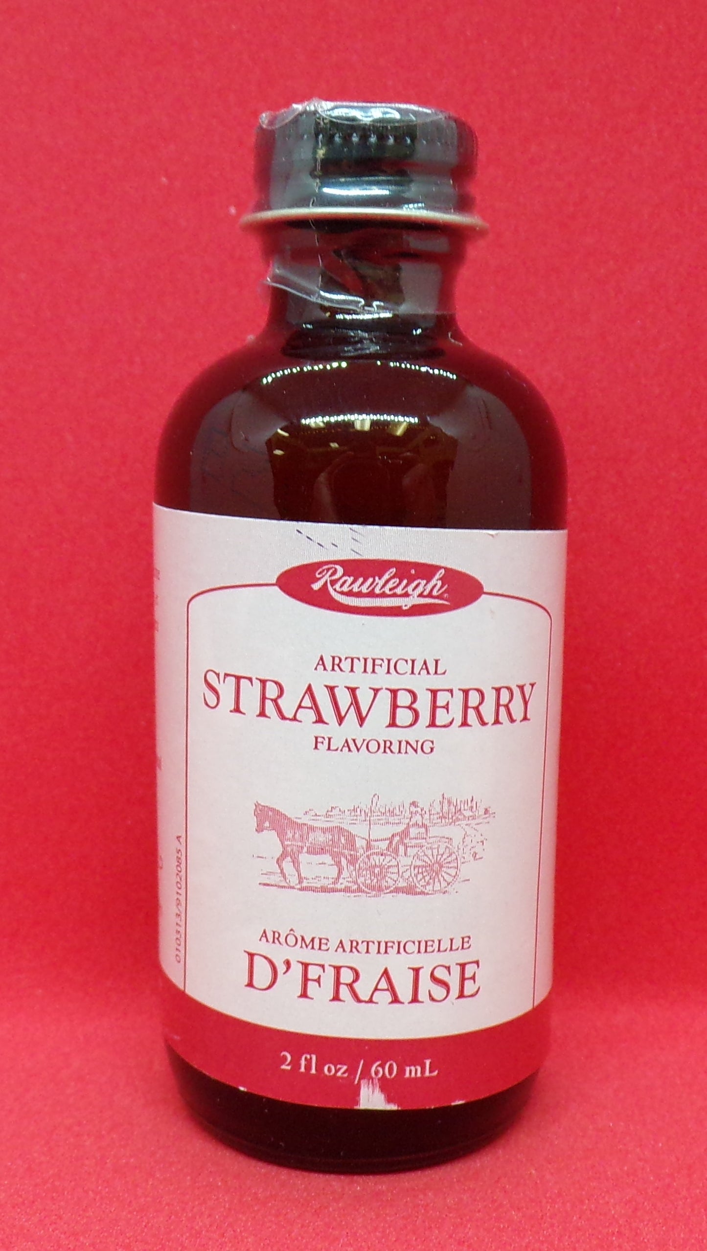 WT Rawleigh® - Natural Flavoring Extracts (Cinnamon & Raspberry) and Artificial Flavoring (Almond, Maple, & Strawberry) - 2 fl. oz. Bottles (60 mL)