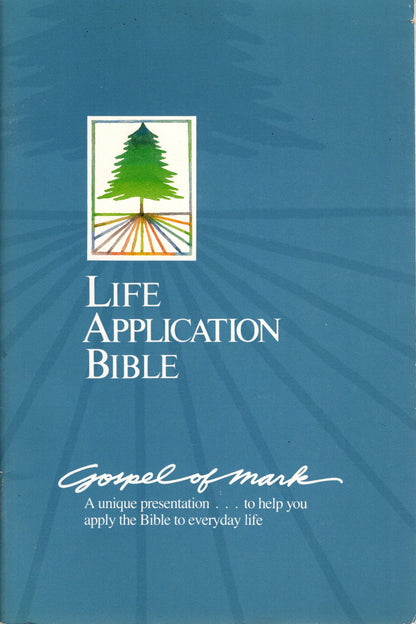 Tyndale The Living Bible® (*1971) Life Application Bible: Gospel of Mark (**1986) - Paperback