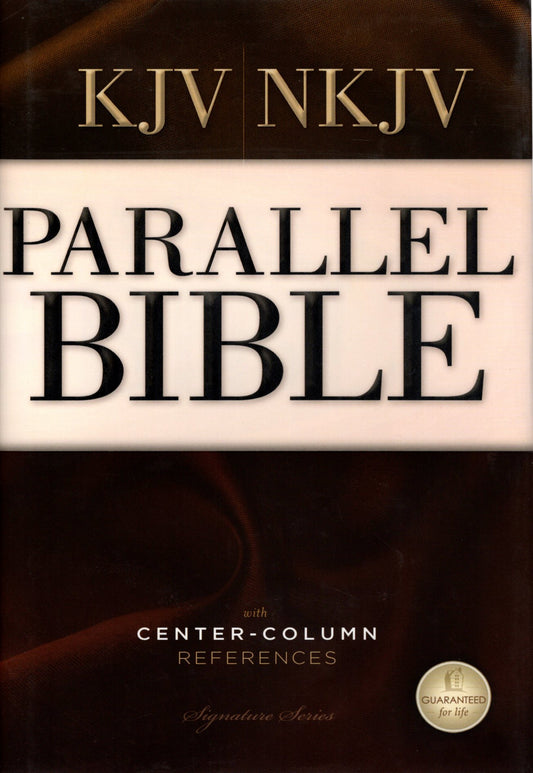 Thomas Nelson - KJV NKJV® Parallel Bible with Center-Column References - Hardcover w/Dust Jacket (1991)