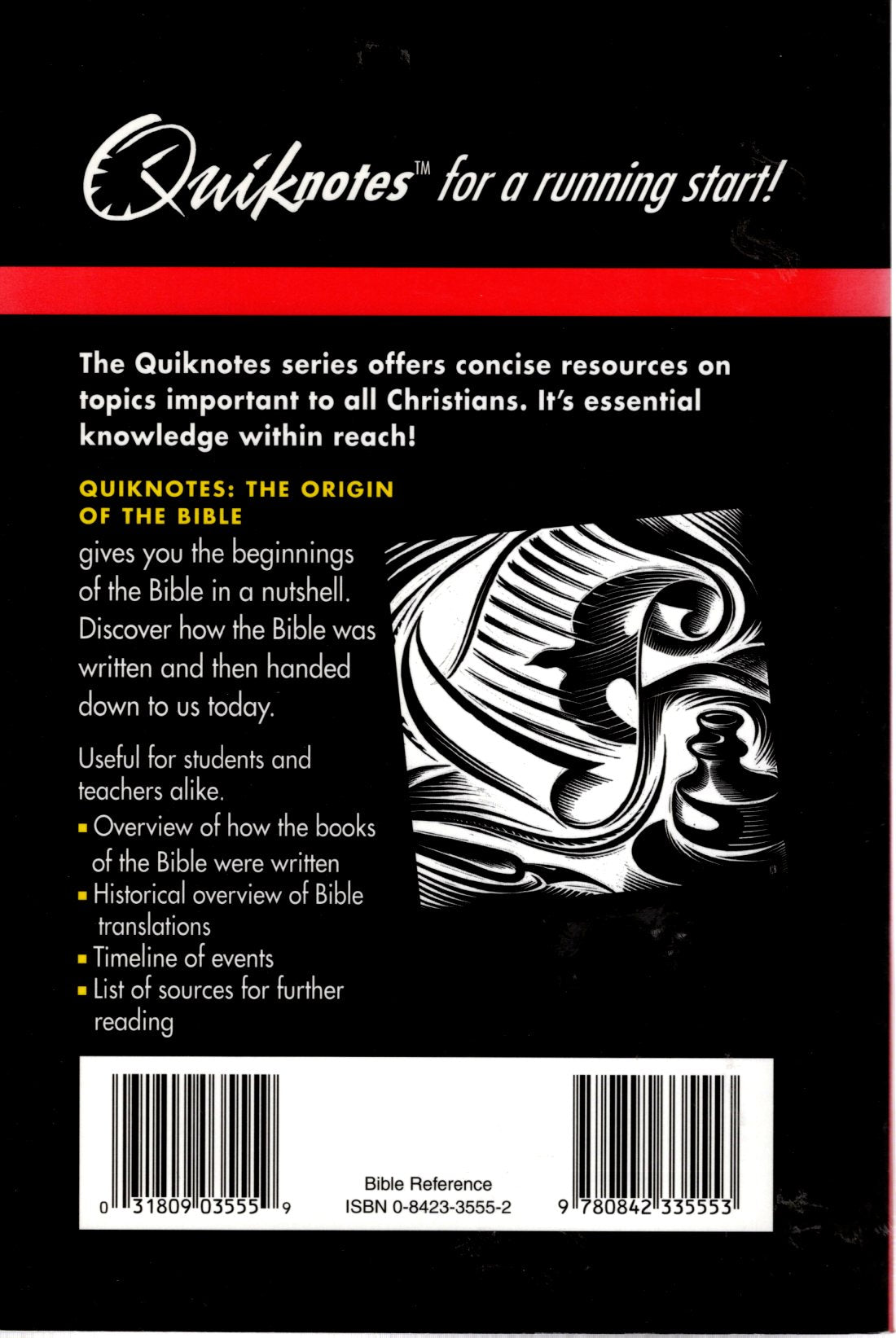 Tyndale Quiknotes™ The Origin of the Bible - Paperback