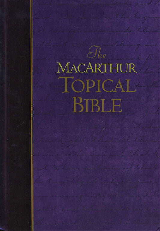 Word Publishing NKJV® The MacArthur Topical Bible - Hardcover